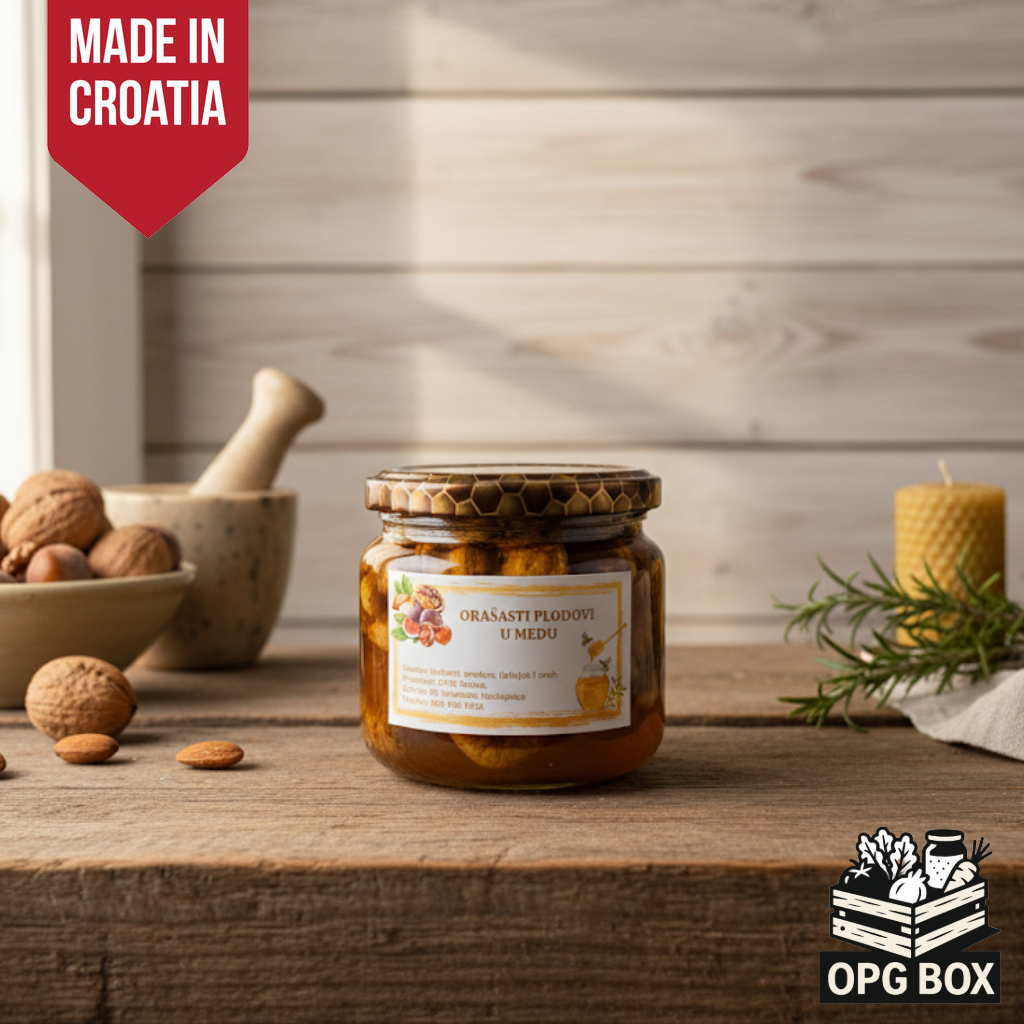 Orašasti plodovi u medu, 450 g