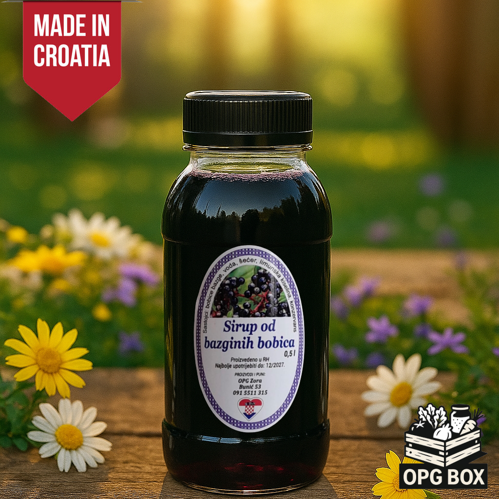 Sirup od bazginih bobica 500ml
