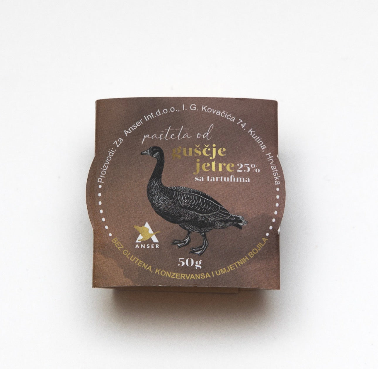 Pate od Guščje jetre 25% s tartufima 50g