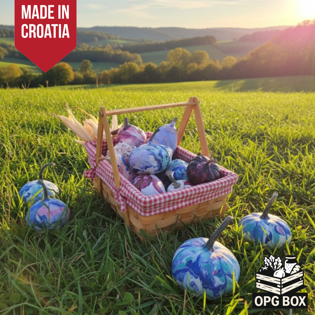 Ukrasne sušene tikvice u boji, komad