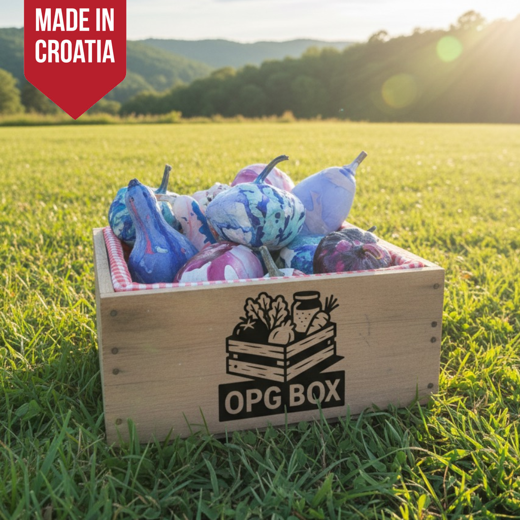 Ukrasne sušene tikvice u boji, komad